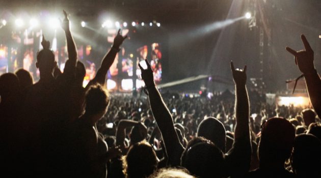 Music concert and crowd. Shot at 1600 iso, grainy…. still print very well